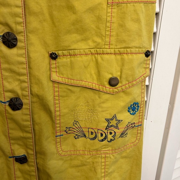 Double D Ranch Mustard Embroidered  music Patch Dress - Picture 6 of 10